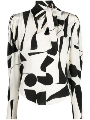 Blusa con lazo con estampado con estampado abstracto Isabel Marant