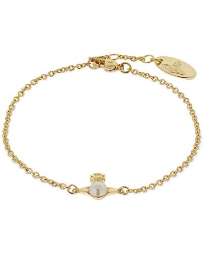 Bracelet avec perles Vivienne Westwood doré