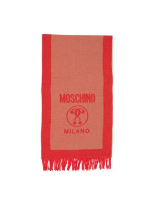Bufanda de lana Moschino rojo