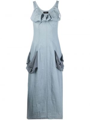 Sukienka Yohji Yamamoto - Niebieski