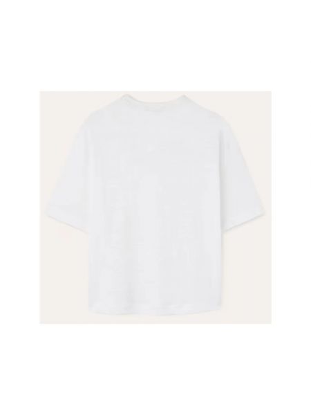 Camiseta de lino Loro Piana blanco