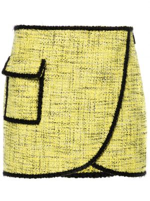 Tweed minirock aus baumwoll Msgm