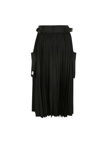 Długa spódnica Sacai czarna