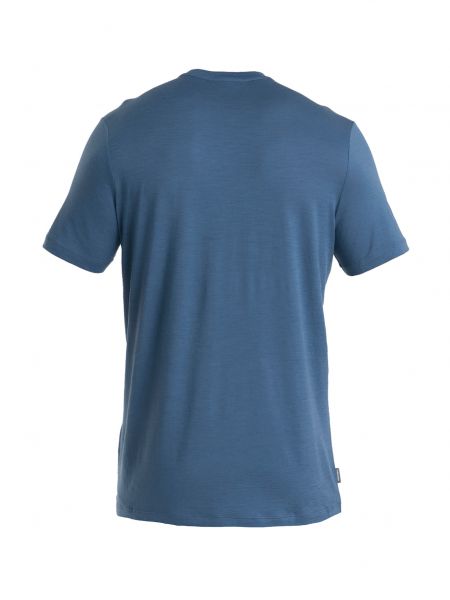 T-shirt Icebreaker bleu