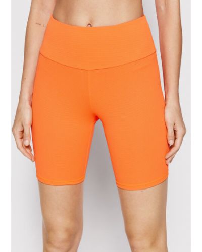 Slim fit sport rövidnadrág Drivemebikini narancsszínű