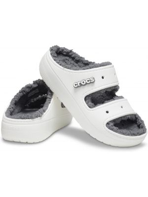 Классические сандалии Crocs белые