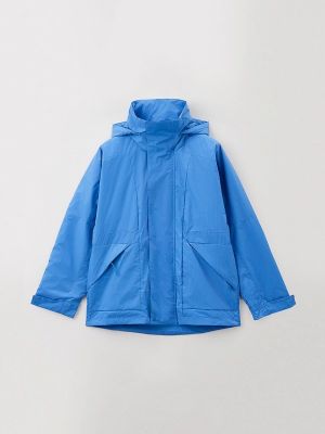 Утепленная демисезонная куртка Shu голубая
