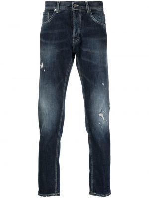 Jeans skinny effet usé slim Dondup bleu