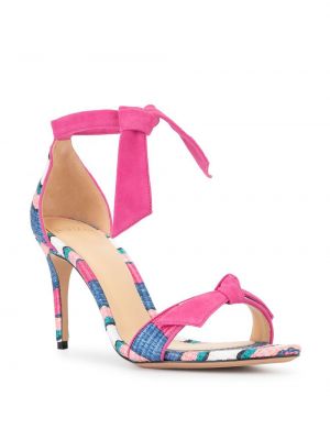 Gestreifte sandale Alexandre Birman pink