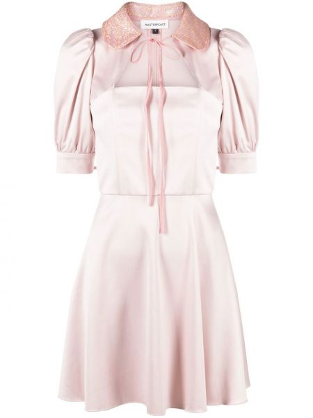 Коктейлна рокля Masterpeace розово