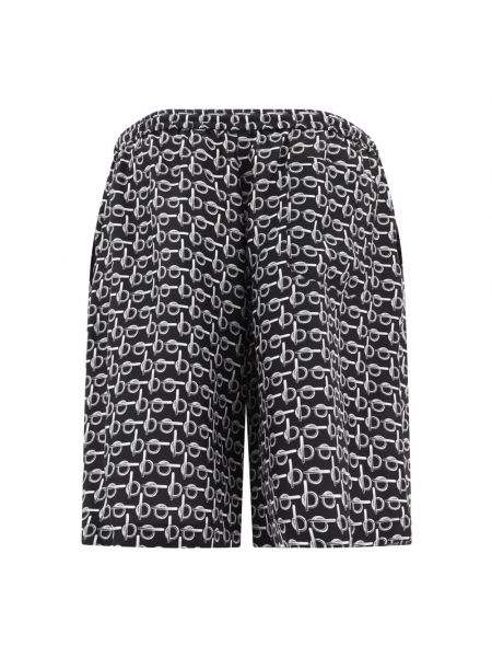 Pantalones cortos de seda con estampado Burberry