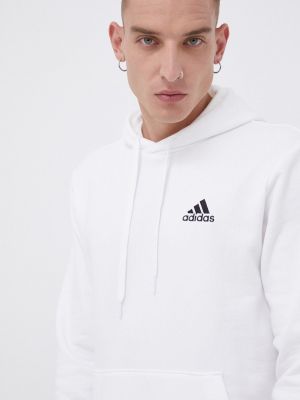 Hoodie s kapuljačom Adidas bijela