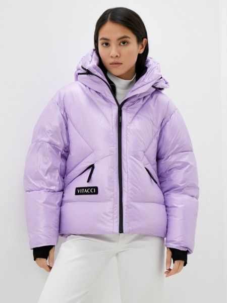 Утепленная куртка Vitacci фиолетовая