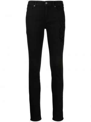 Lav midje skinny jeans Armani Exchange svart