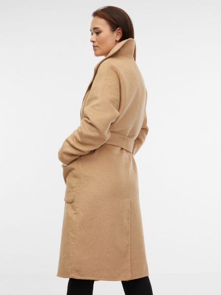 Gyapjú téli kabát Orsay bézs