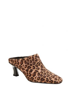 Леопардовые мюли на каблуке с квадратным носком Katy Perry