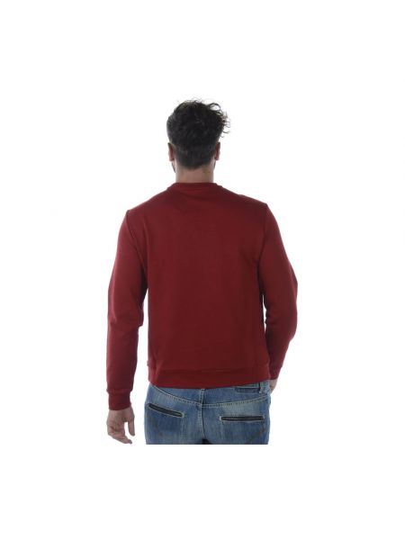 Bluza z kapturem Emporio Armani czerwona