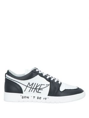 Sneakers di pelle Mike nero