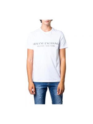 Hemd mit print Armani Exchange weiß