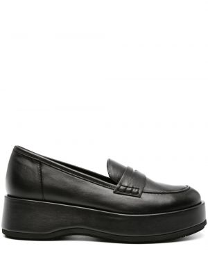 Pantofi loafer din piele slip-on Paloma Barcelo negru