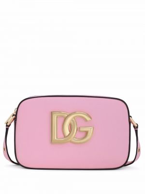 Borsa a tracolla Dolce & Gabbana rosa