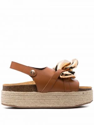 Sandaler med reim Jw Anderson brun