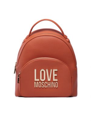 Hátizsák Love Moschino narancsszínű
