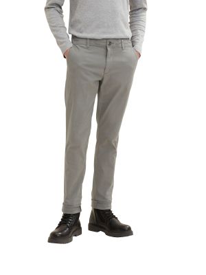Pantalon chino Tom Tailor gris