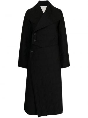 Oversized prošívaný kabát Toogood - černá