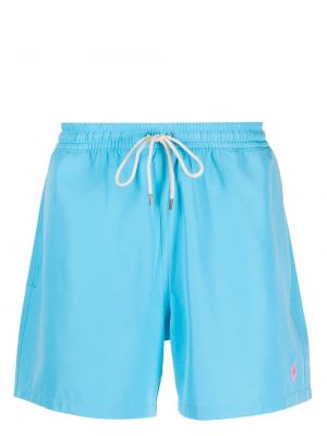 Kratke hlače s vezom Polo Ralph Lauren plava