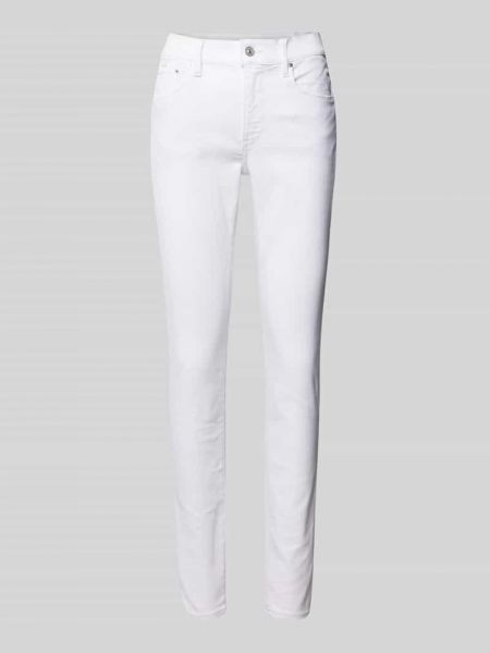 Jeansy skinny w jednolitym kolorze G-star Raw białe