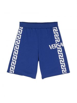 Shorts för tjejer Versace Kids blå