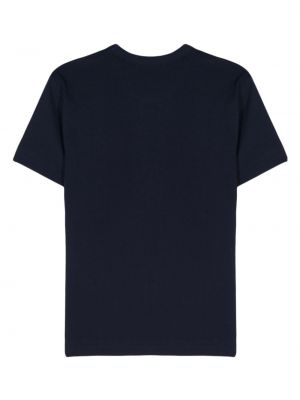 Bavlněné tričko se srdcovým vzorem Comme Des Garçons Play modré