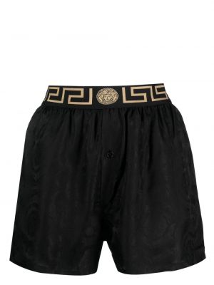 Pantaloni scurți cu nasturi cu imagine Versace