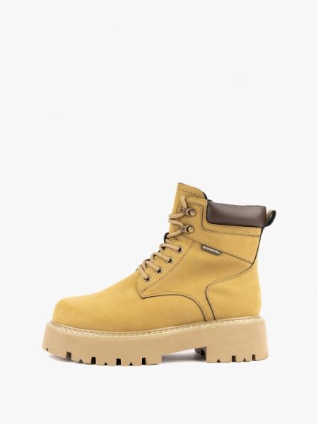 Ботинки Quattrocomforto желтые