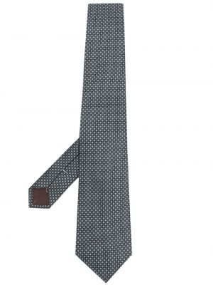 Cravatta con stampa Canali verde