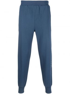 Pantalon brodé à imprimé Polo Ralph Lauren bleu