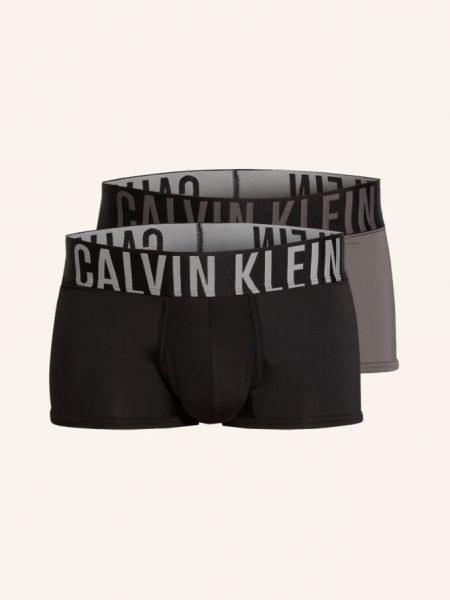 Боксеры с низкой талией Calvin Klein черные