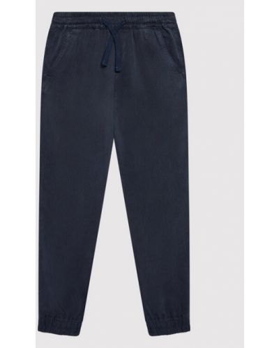 Guess Szövet nadrág H2GJ02 WEHW3 Sötétkék Regular Fit