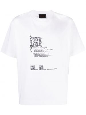 T-shirt aus baumwoll mit print Simone Rocha