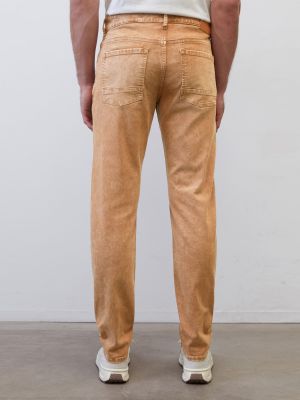 Бавовняний завужені джинси слім Marc O'polo коричневий
