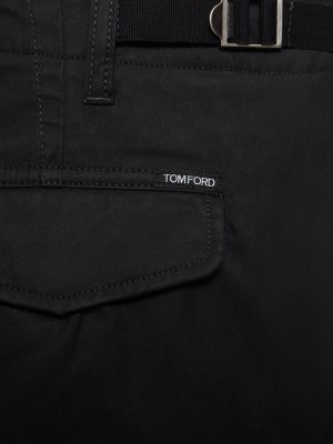 Kargo hlače Tom Ford črna
