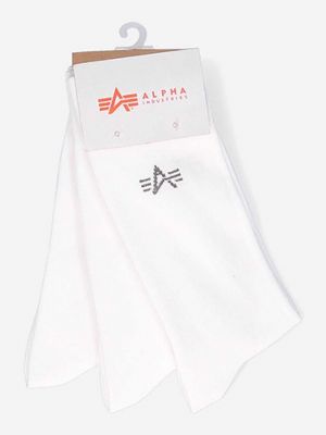 Чорапи Alpha Industries бяло