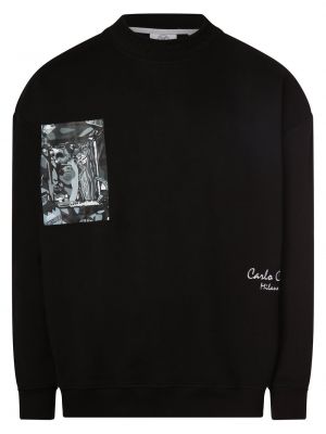 Bluza bawełniana Carlo Colucci czarna