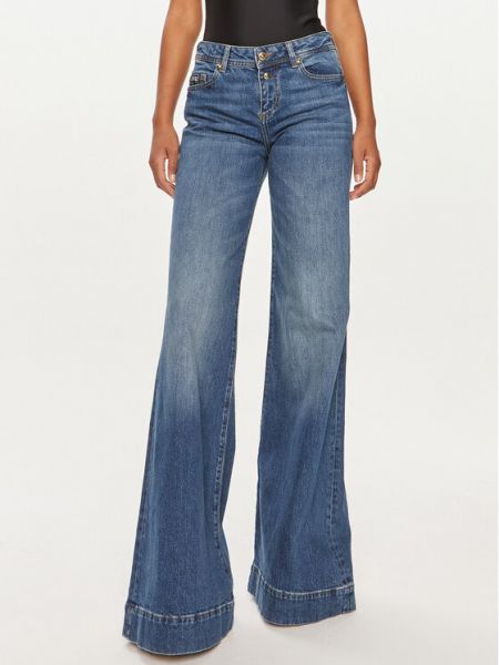 Дънки skinny fit slim Versace Jeans Couture синьо