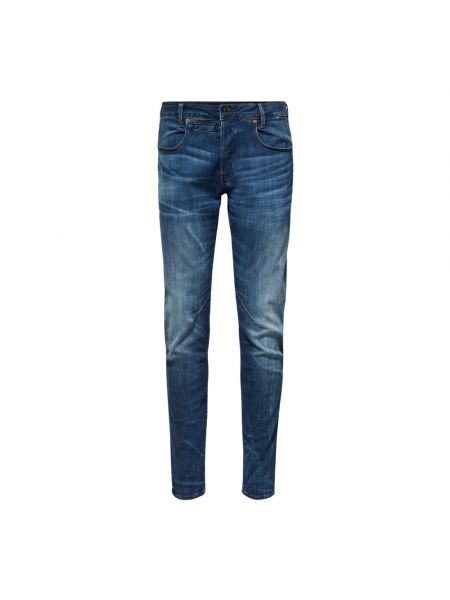 Stern slim fit skinny jeans mit taschen G-star blau