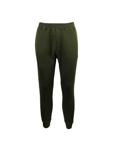 Zielone spodnie sportowe Dsquared2