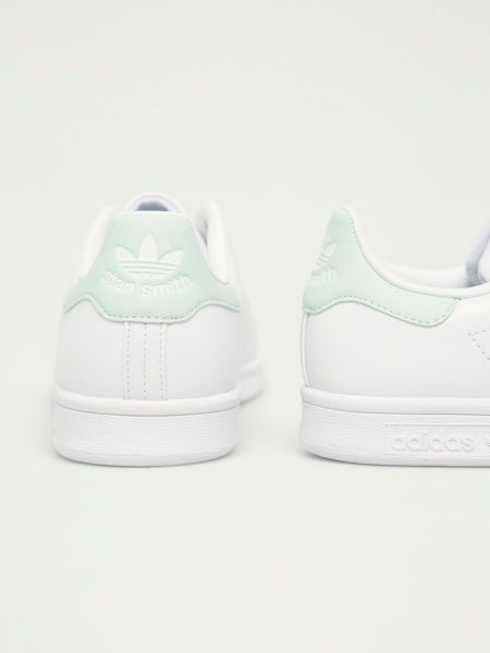 Tenisky na podpatku na plochém podpatku Adidas Originals bílé