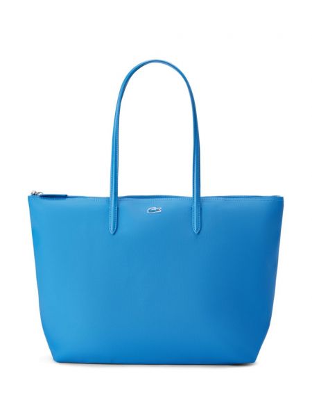 Nákupná taška Lacoste modrá