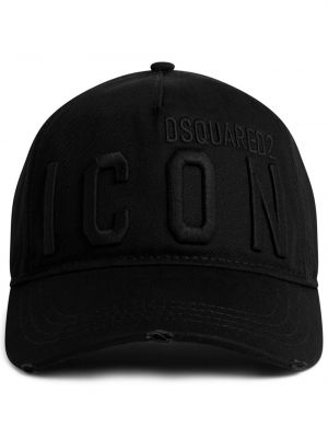 Mütze mit stickerei Dsquared2 schwarz